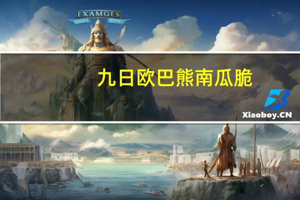 九日 欧巴熊南瓜脆 (甜味)的热量是多少