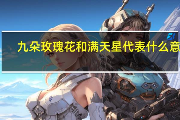 九朵玫瑰花和满天星代表什么意思