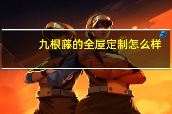 九根藤的全屋定制怎么样