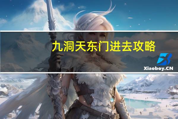 九洞天东门进去攻略