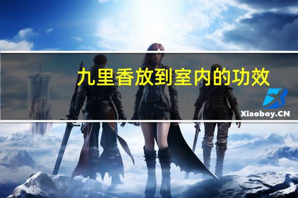 九里香放到室内的功效