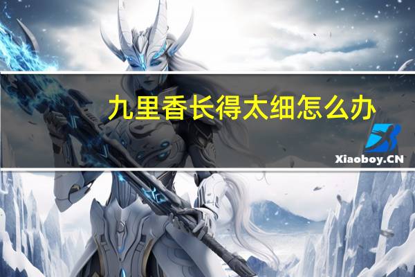 九里香长得太细怎么办