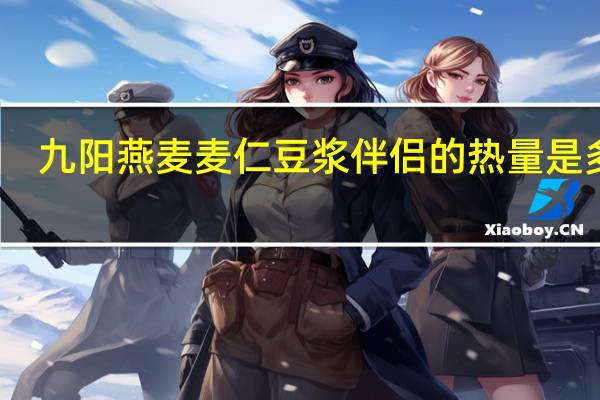 九阳 燕麦麦仁豆浆伴侣的热量是多少