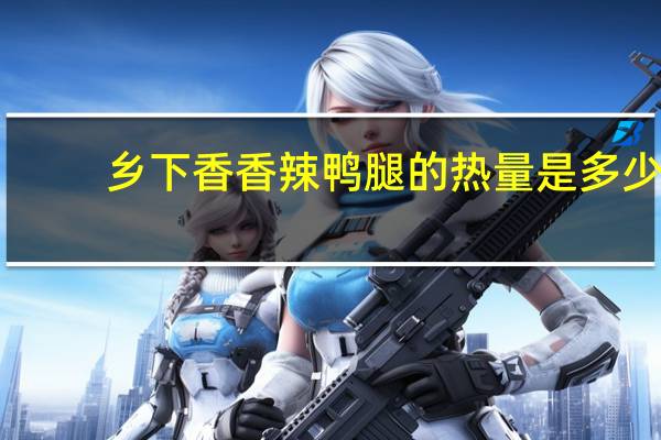 乡下香 香辣鸭腿的热量是多少