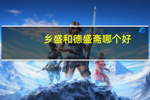 乡盛和德盛斋哪个好