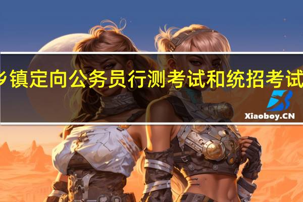 乡镇定向公务员行测考试和统招考试一样吗