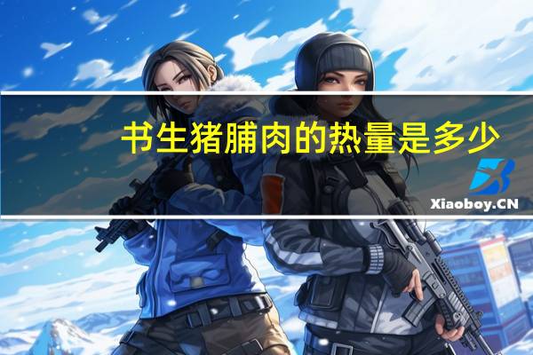 书生 猪脯肉的热量是多少