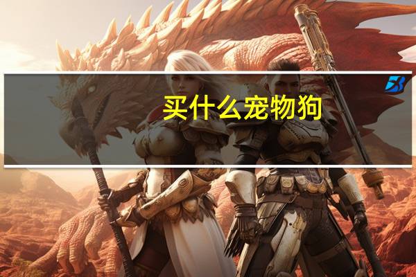 买什么宠物狗