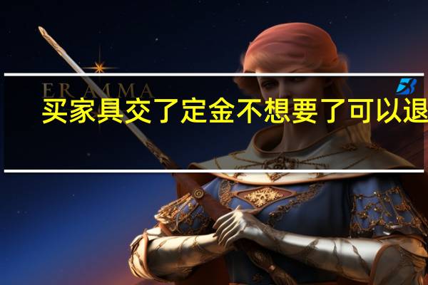 买家具交了定金不想要了可以退吗（买家具）