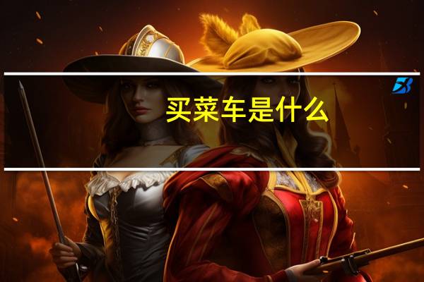 买菜车是什么（买菜车是什么意思）