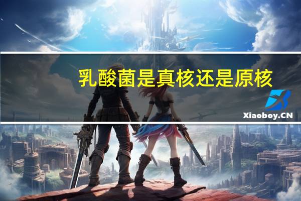 乳酸菌是真核还是原核（原核生物有哪些）