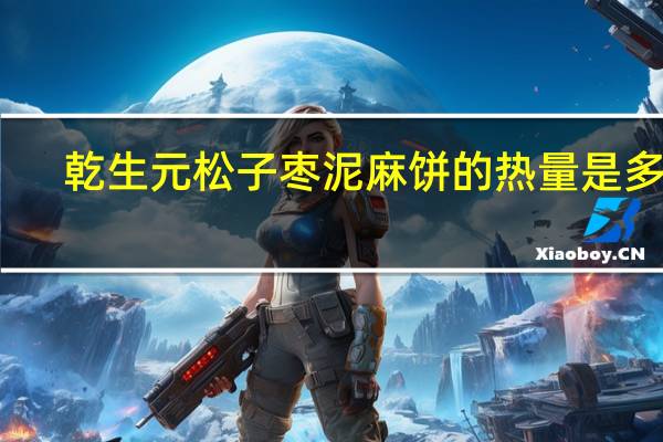 乾生元 松子枣泥麻饼的热量是多少