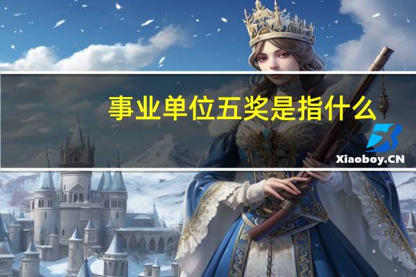 事业单位五奖是指什么