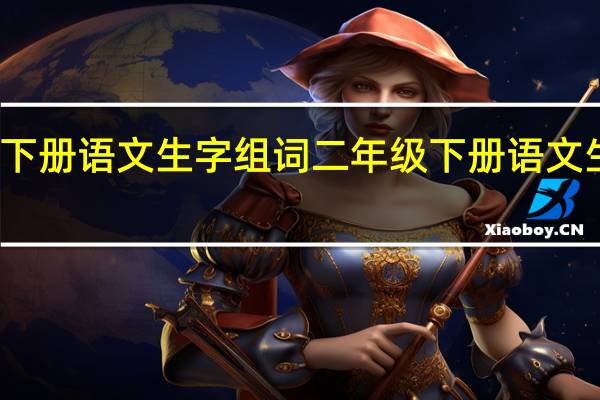 二年级下册语文生字组词二年级下册语文生字组词示例