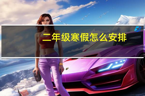二年级寒假怎么安排
