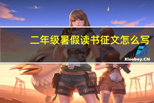 二年级暑假读书征文怎么写