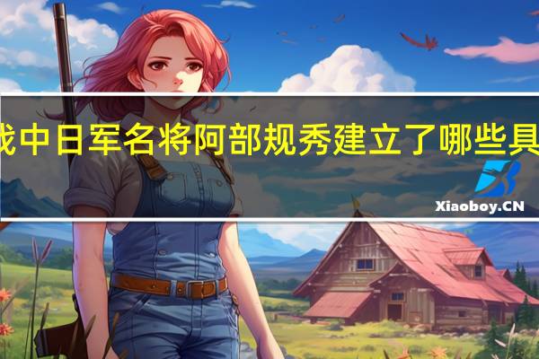 二战中日军名将阿部规秀建立了哪些具体的战功