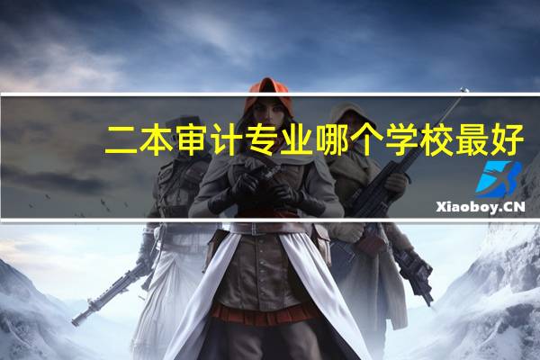 二本审计专业哪个学校最好
