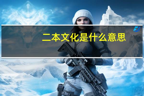 二本文化是什么意思
