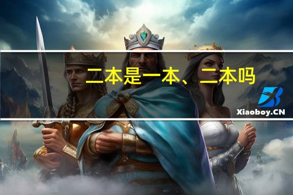 二本是一本、二本吗