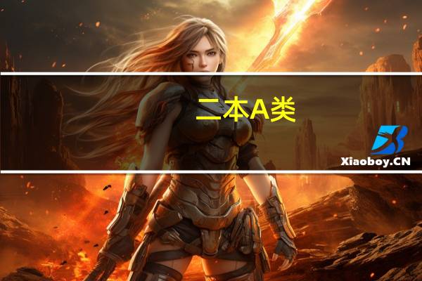 二本A类，二本B类是什么意思