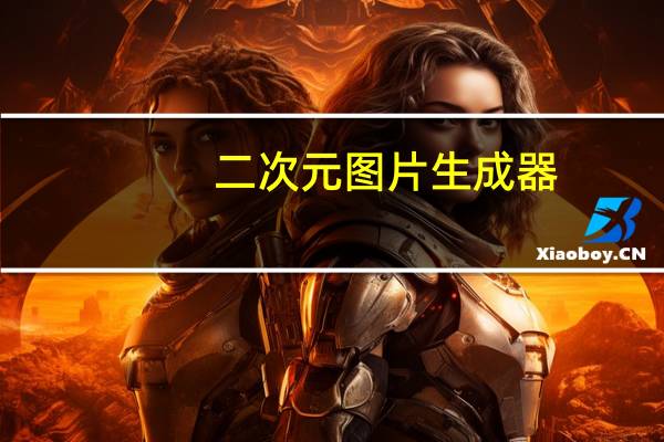 二次元图片生成器（二次元图）