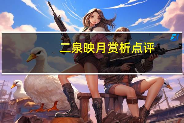 二泉映月赏析点评（二泉映月赏析）