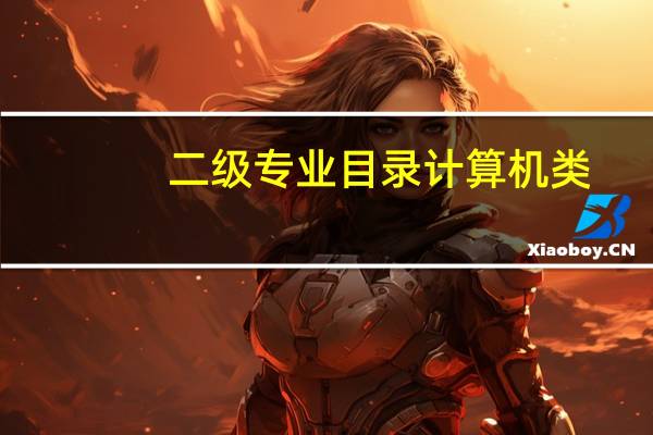 二级专业目录计算机类(0252):不限(二级专业目录计算机类)