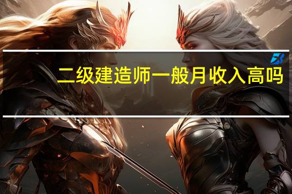 二级建造师一般月收入高吗