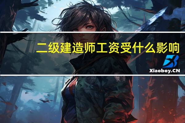 二级建造师工资受什么影响