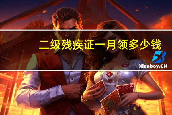 二级残疾证一月领多少钱