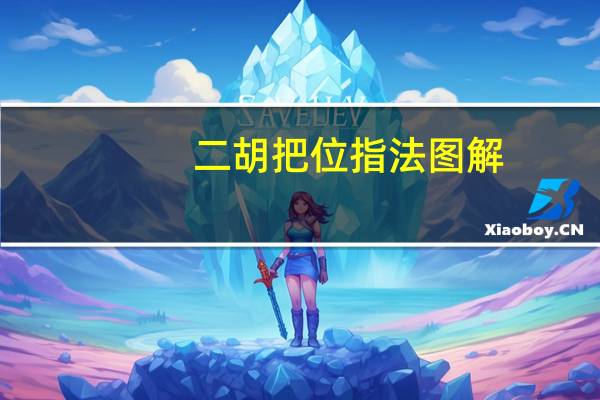 二胡把位指法图解（二胡把位指法图）
