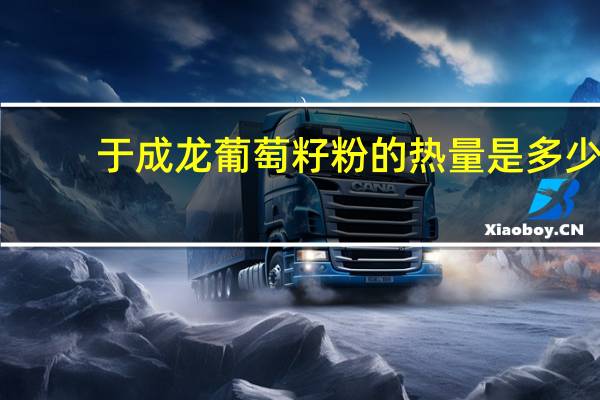 于成龙 葡萄籽粉的热量是多少