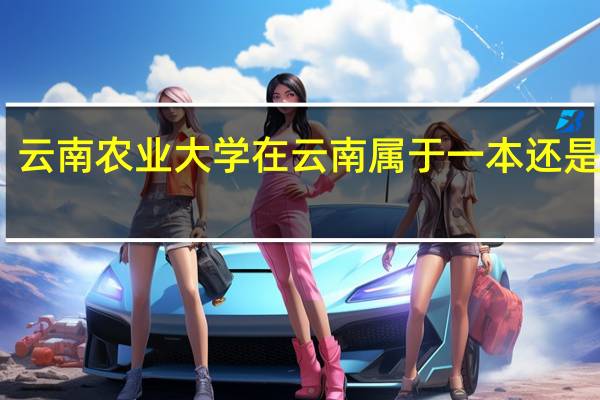 云南农业大学在云南属于一本还是二本