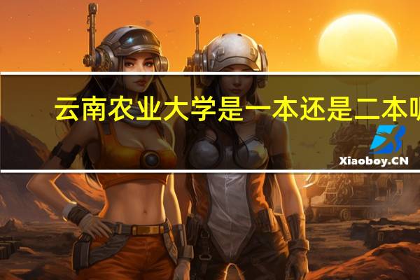 云南农业大学是一本还是二本呢