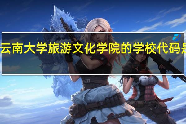 云南大学旅游文化学院的学校代码是多少