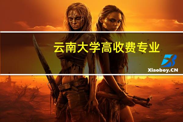云南大学高收费专业