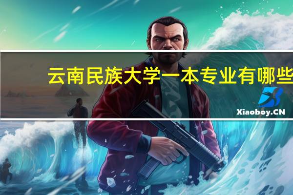 云南民族大学一本专业有哪些