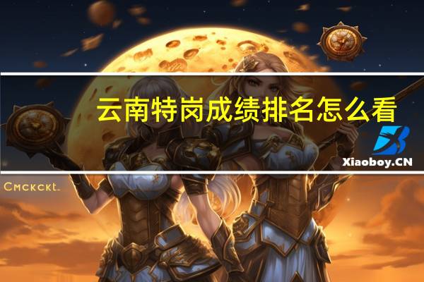 云南特岗成绩排名怎么看