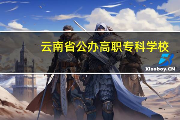 云南省公办高职专科学校