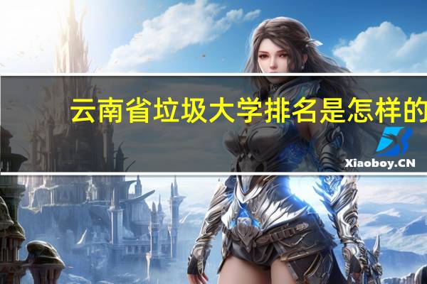 云南省垃圾大学排名是怎样的