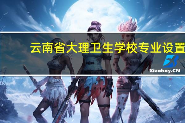 云南省大理卫生学校专业设置