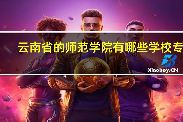 云南省的师范学院有哪些学校专科