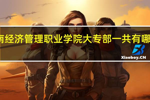 云南经济管理职业学院大专部一共有哪些专业啊