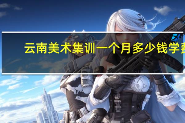 云南美术集训一个月多少钱学费