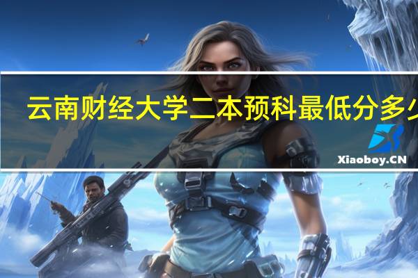 云南财经大学二本预科最低分多少分