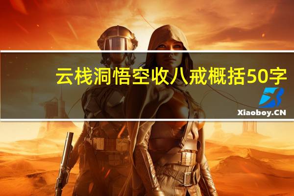 云栈洞悟空收八戒概括50字