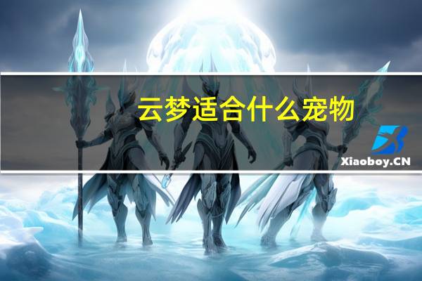 云梦适合什么宠物
