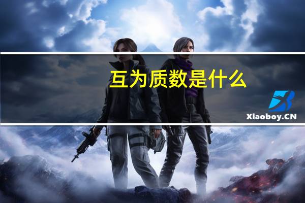 互为质数是什么