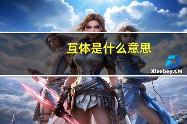 互体是什么意思